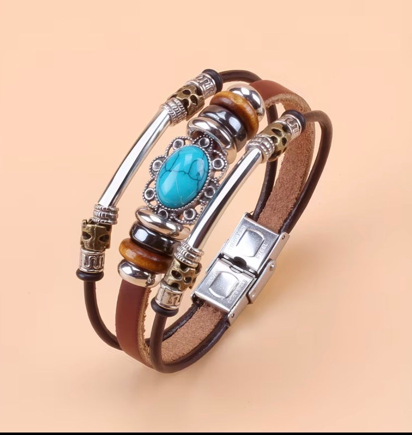 Vintage Style Green Turquoise
