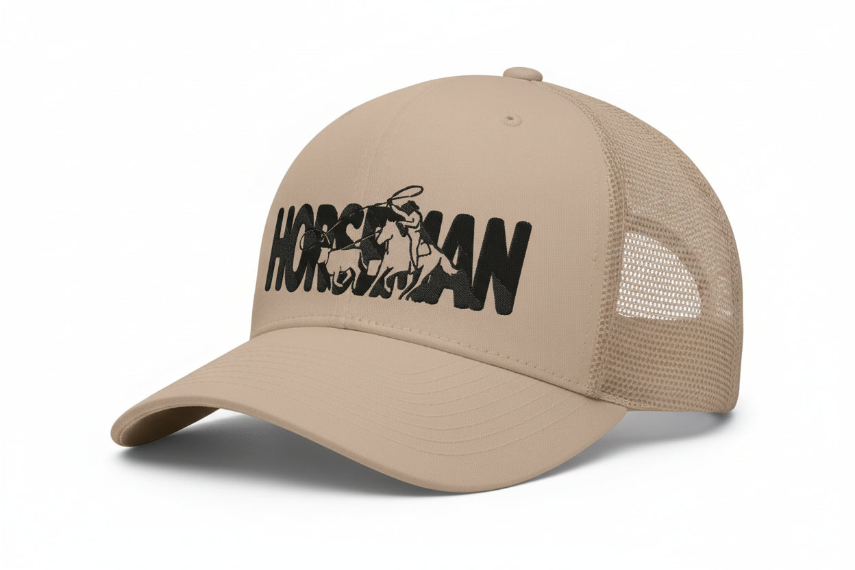 calf roping bege cap 