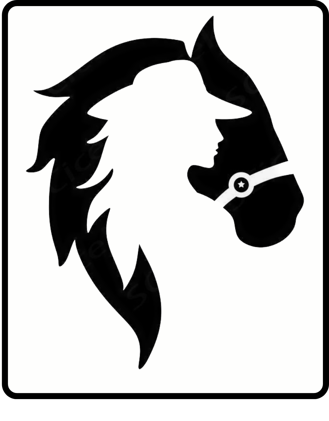 Embroidery Horse and Cowgirl - Cap