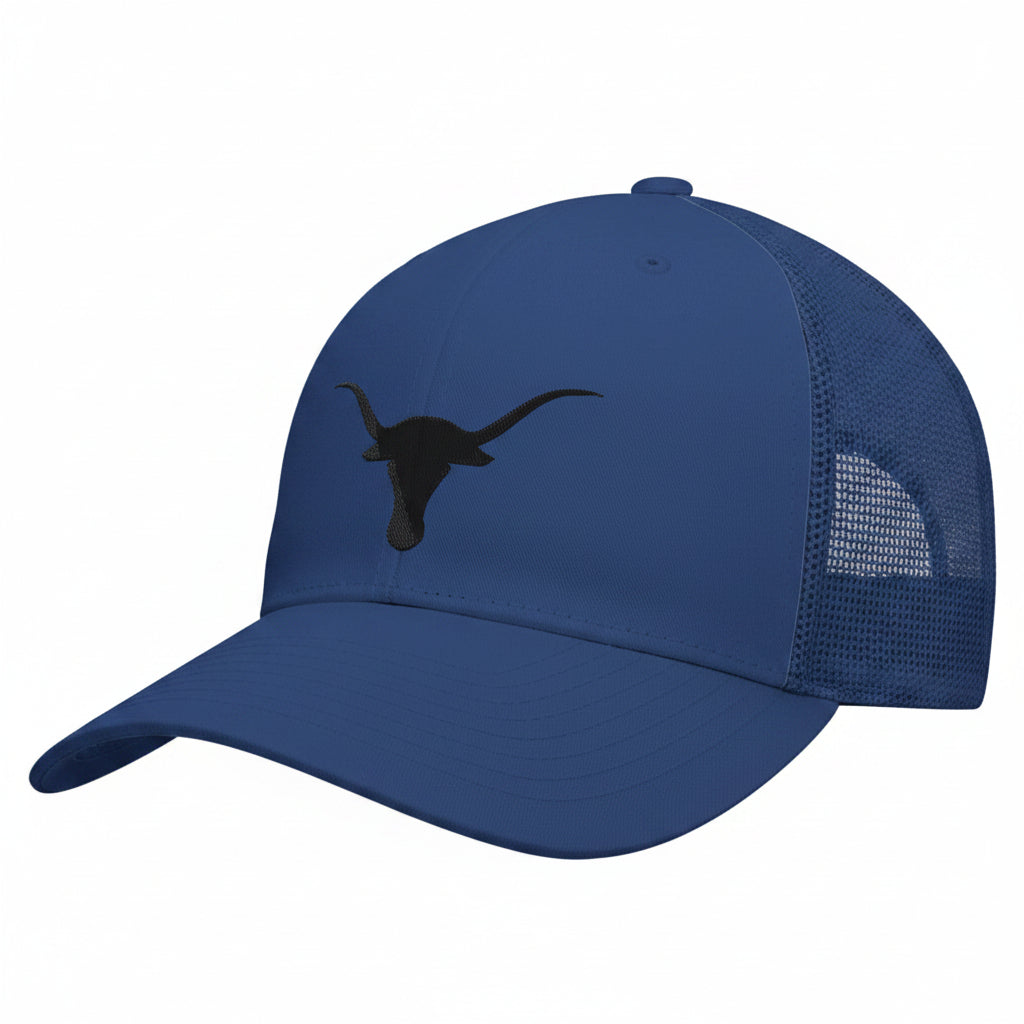 longhorne western country blue cap 