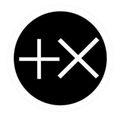 Positive Times (+X) Sticker for hats 2"x 2"- Classic Western Cowboy Brand